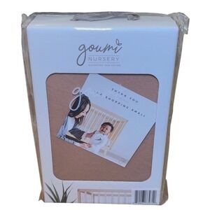 Goumi Nursery Changing Pad Cover, Sandstone, 16 x 32,Organic Cotton Bamboo Blend